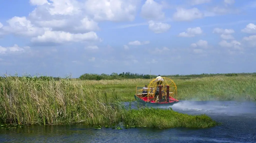 Airboat in Everglades National Park