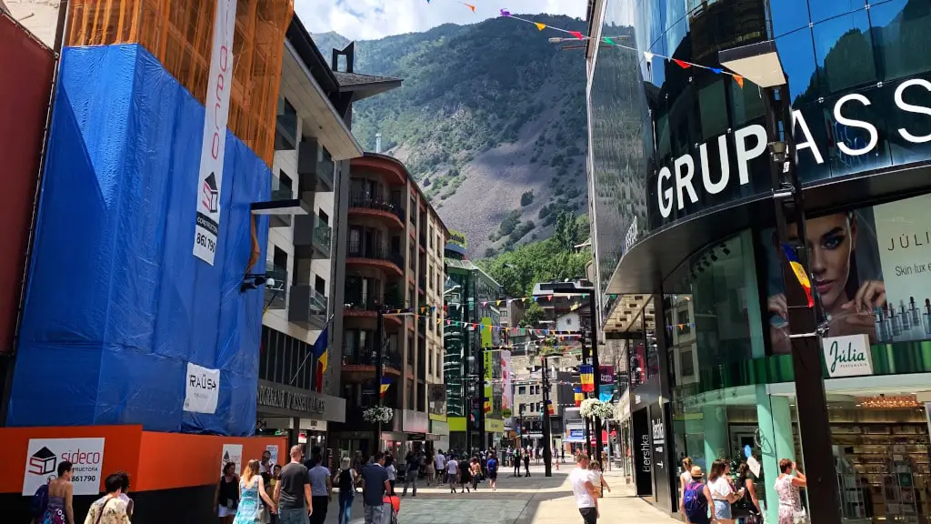 Andorra la Vella Shopping Street