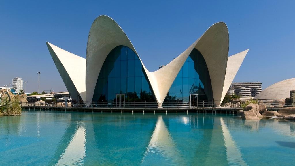 Aquarium in City of Arts and Sciences Valencia