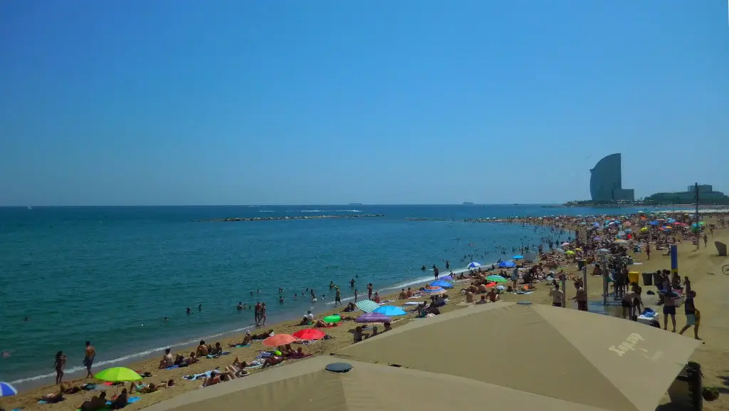 Barceloneta in Summer