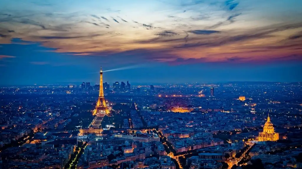 Blue Hour Panorama of Paris