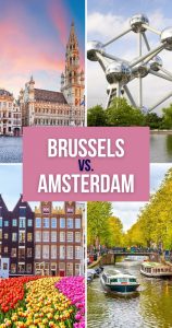 Brussels vs Amsterdam Pin 3