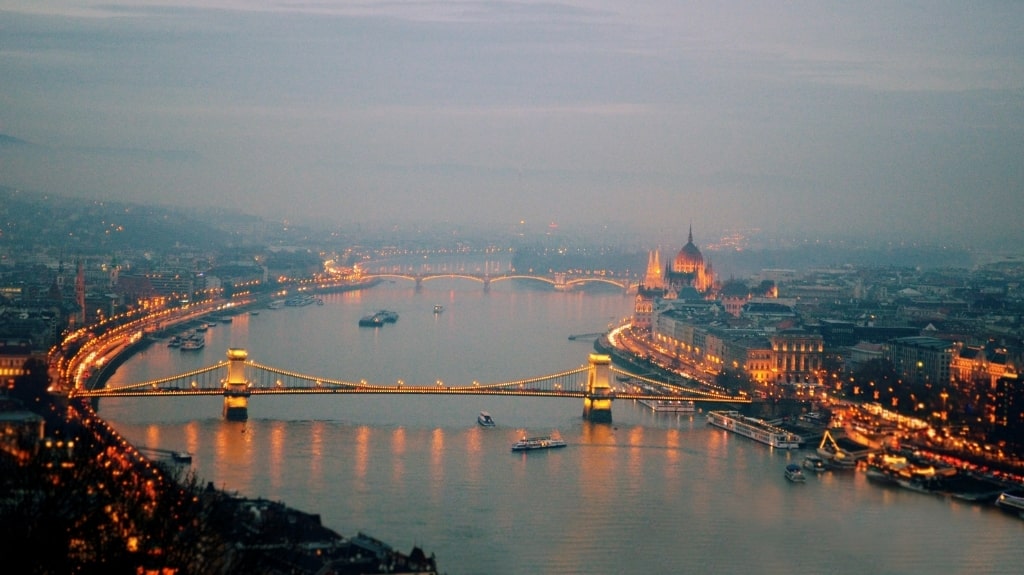 Budapest Foggy Panorama