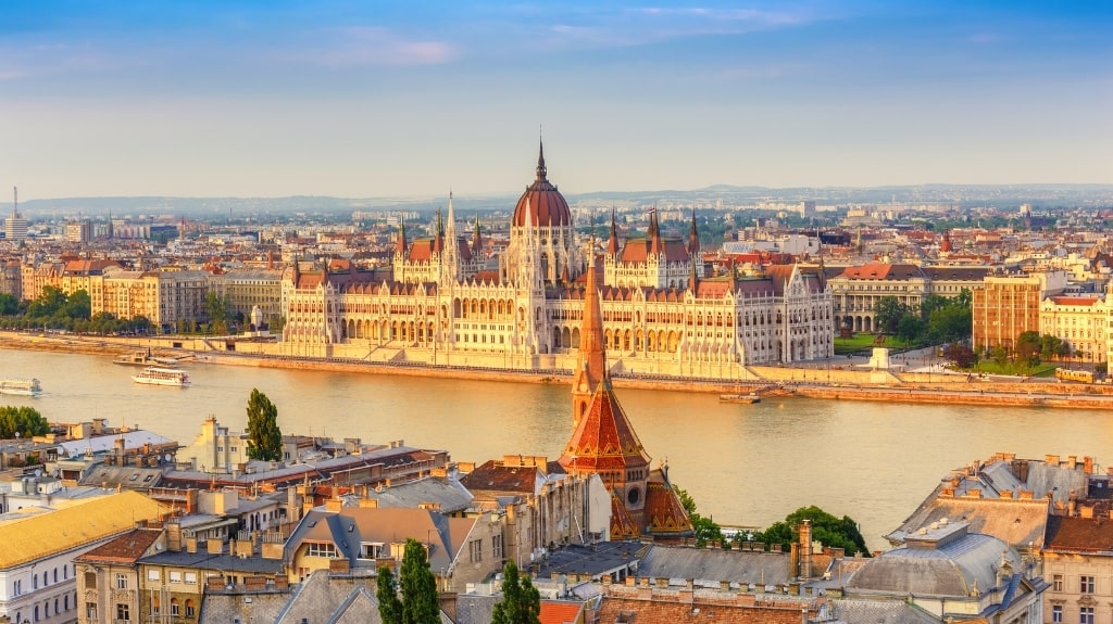 Budapest Panorama with the Parliament