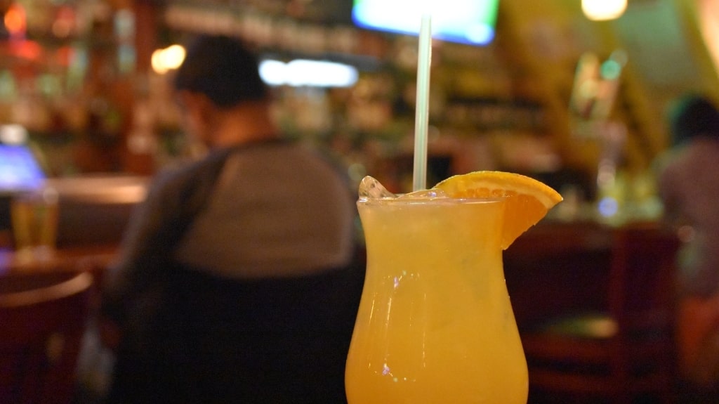 Cocktail at a New York Bar