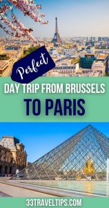 Day Trip from Brussels to Paris Pin 5