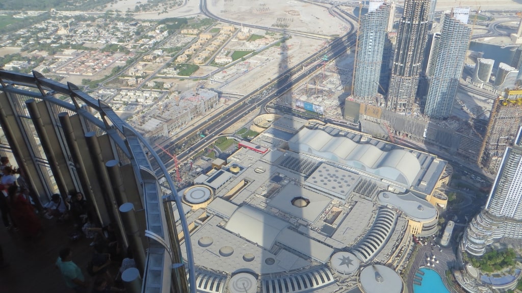 Dubai Mall from Burj Khalifa