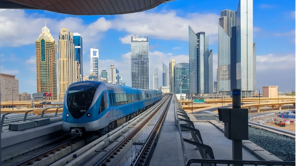 Dubai Metro Driverless Train