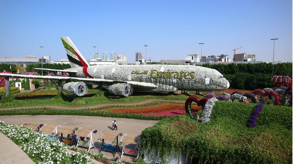 Dubai Miracle Garden A380