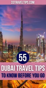 Dubai Travel Tips and Tricks Pin 1