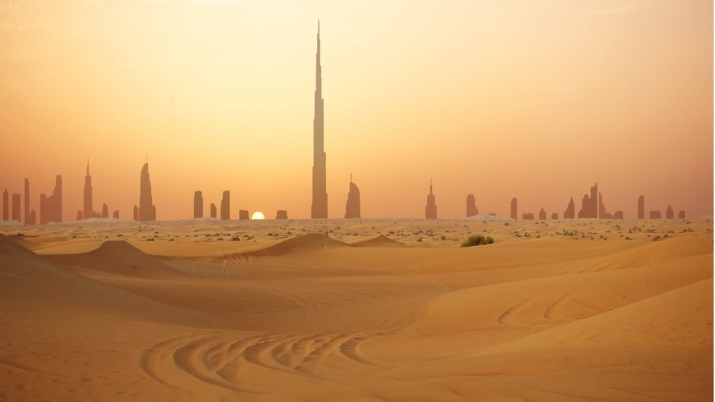 Dubai from the Desert