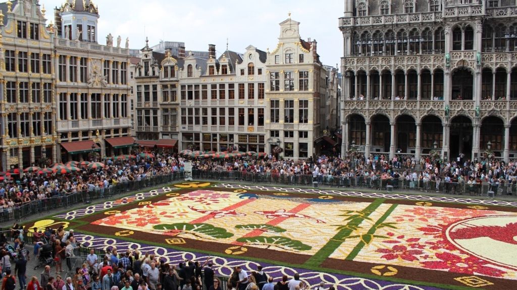 Grand Place Brussels - Flower Carpet
