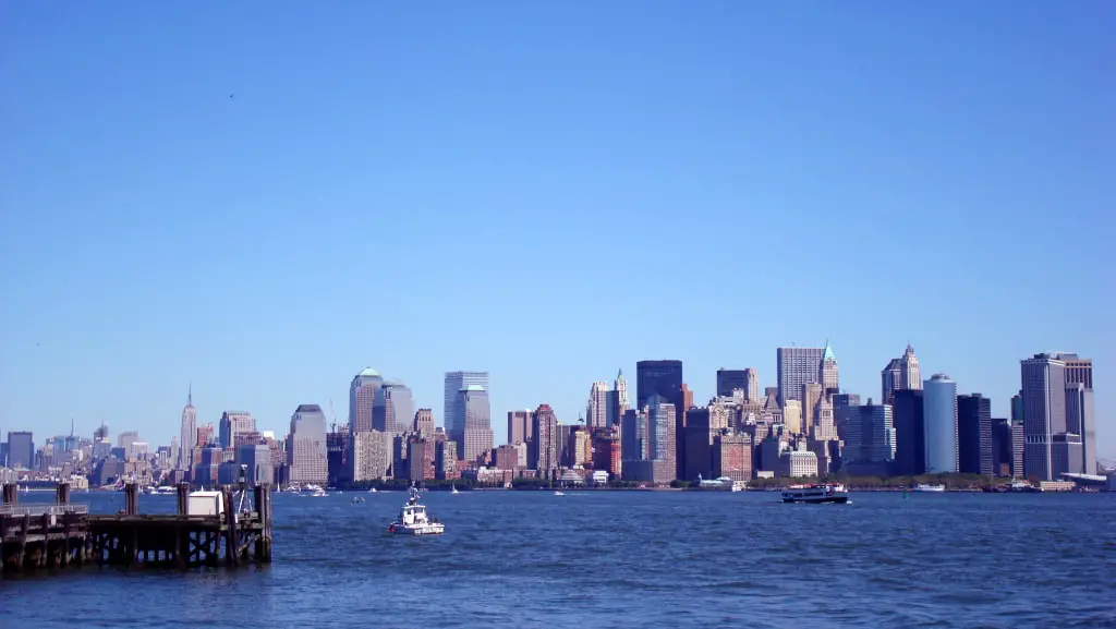 Manhattan Seen from the Statue of Liberty