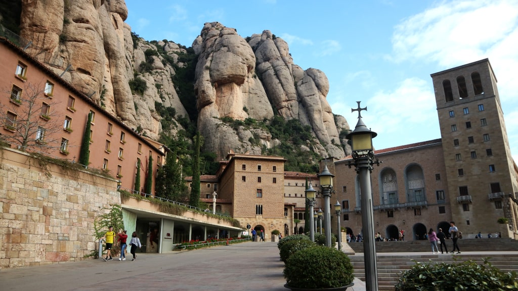 Montserrat Abbey Terrase