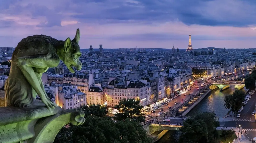 Panorama from Notre-Dame de Paris