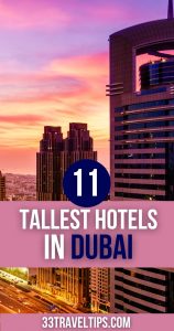 Tallest Hotels in Dubai Pin 1