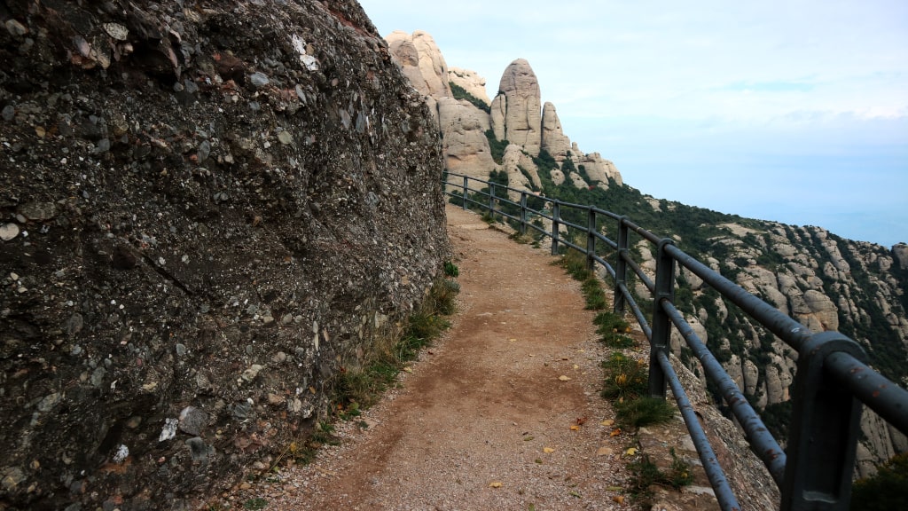 The Path to Sant Jeroni - The Highest Summit of Montserrat