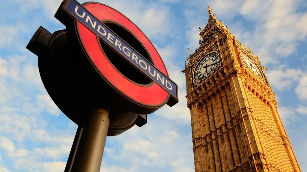 Underground Sign and Big Ben