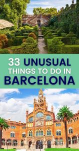 Unusual Things to Do in Barcelona Pin 1