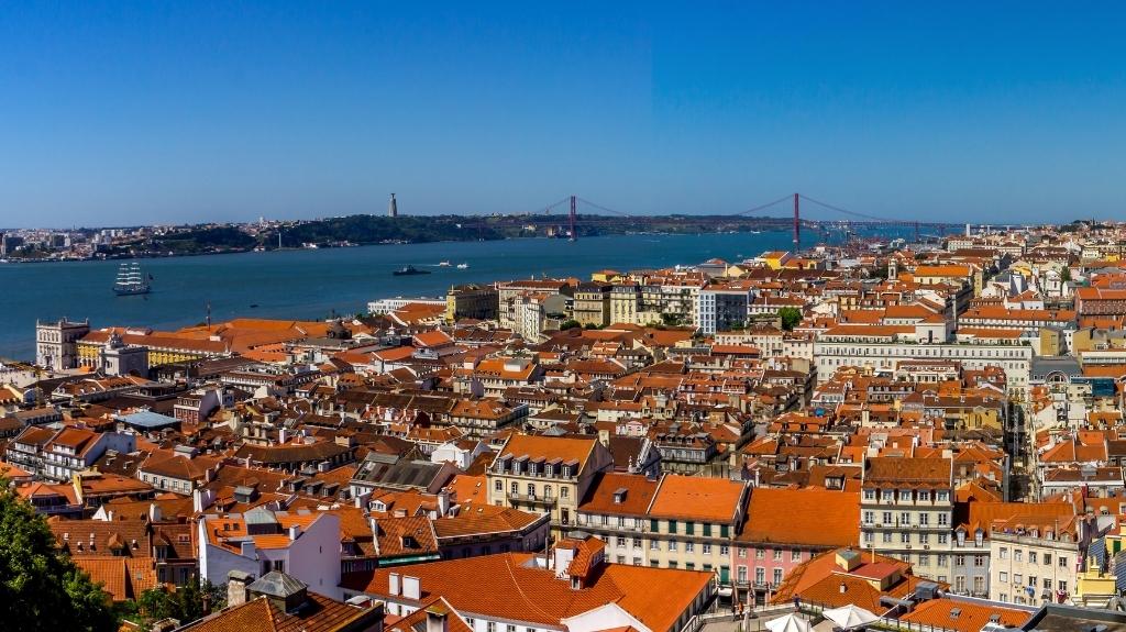 Views over Lisbon from São Jorge Castle