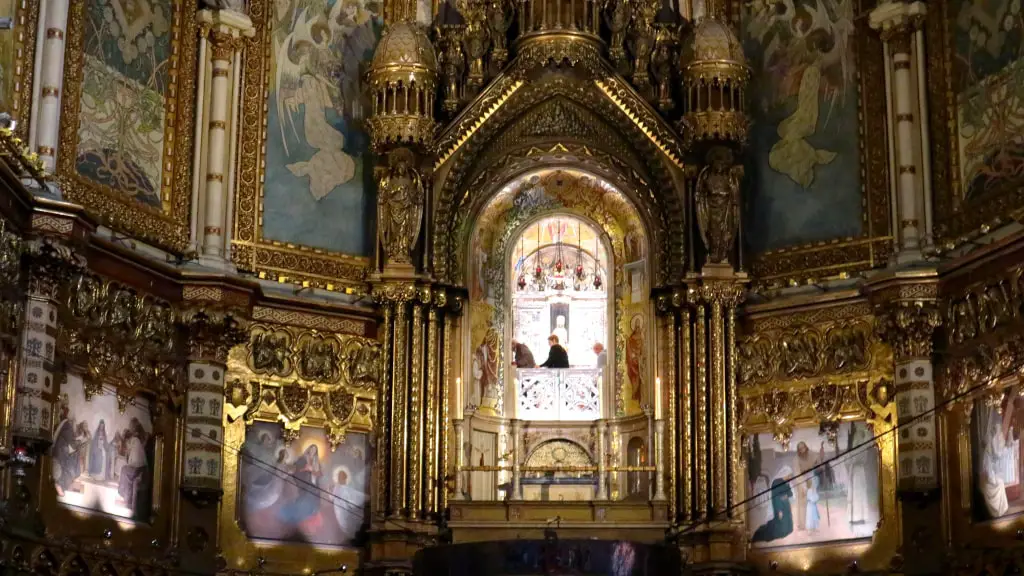 Waiting in Line for the Black Madonna in Montserrat